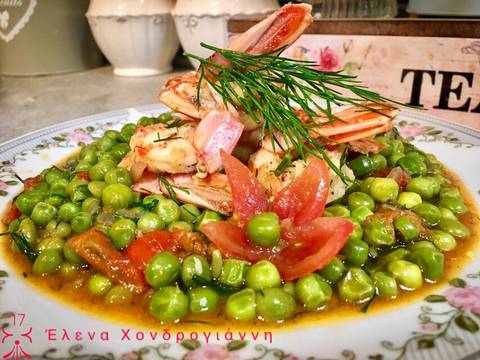 Αρακάς με γαρίδες