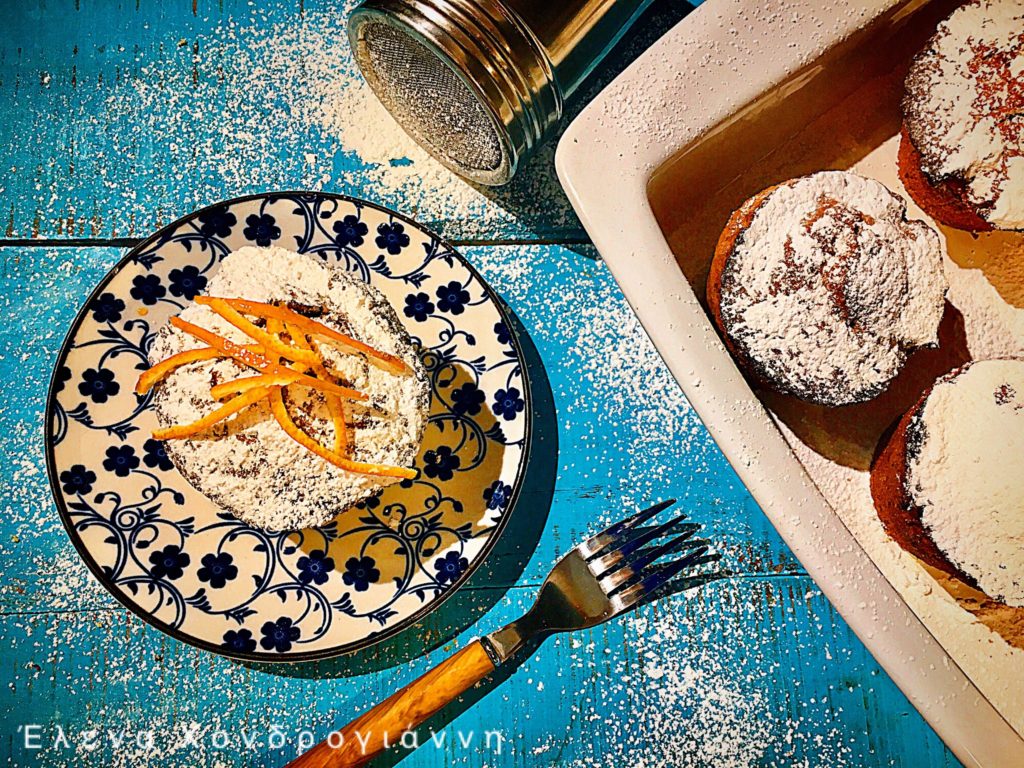 Muffins με σοκολάτα και μανταρίνι
